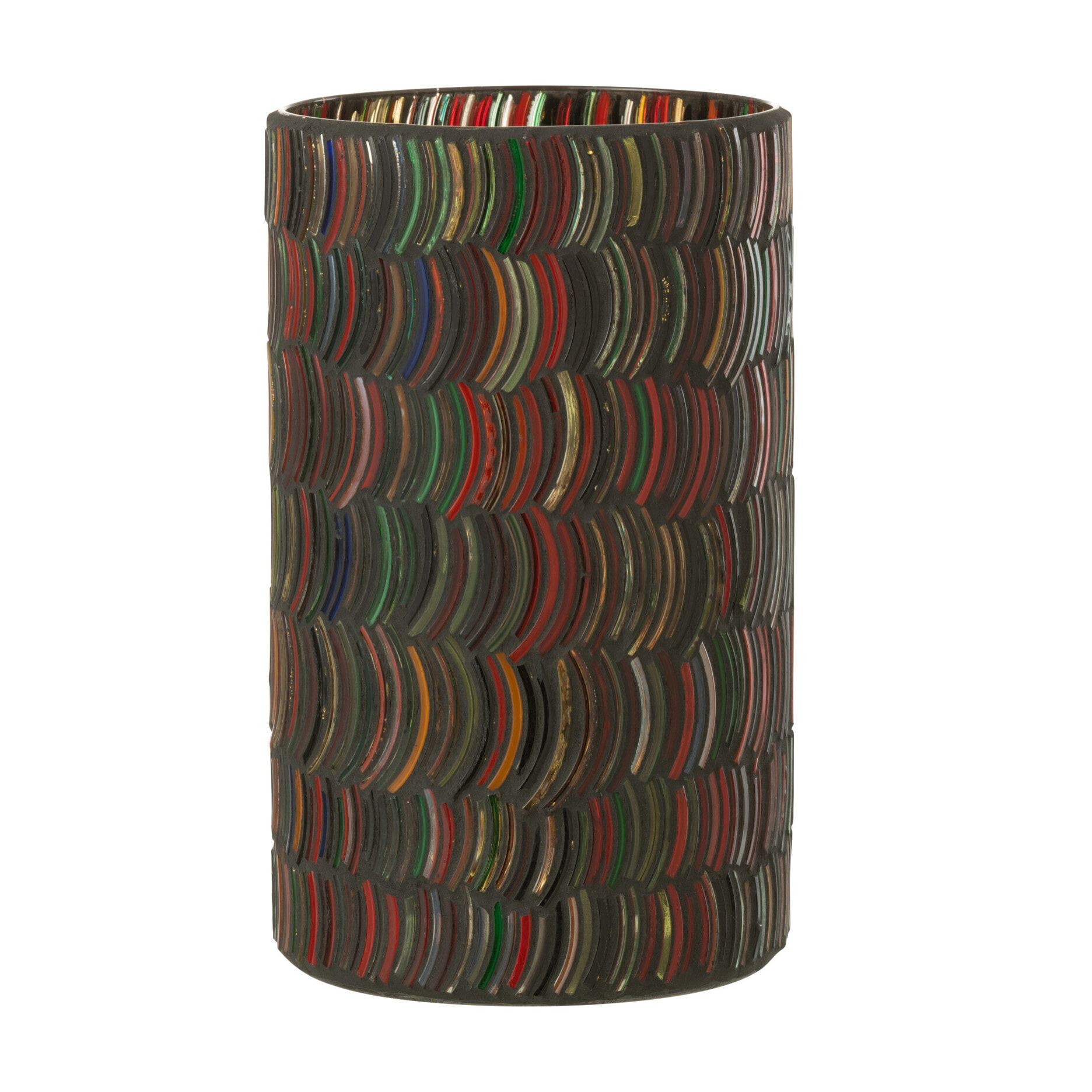 J-Line photophore Mosaic Courbe - verrre - mix - large