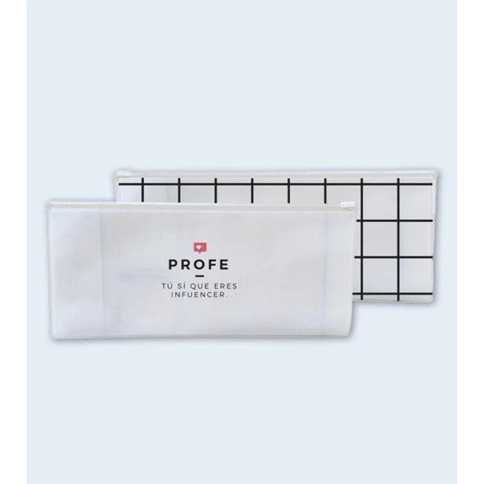 Estuche Plástico "Profe, tú sí que eres influencer"