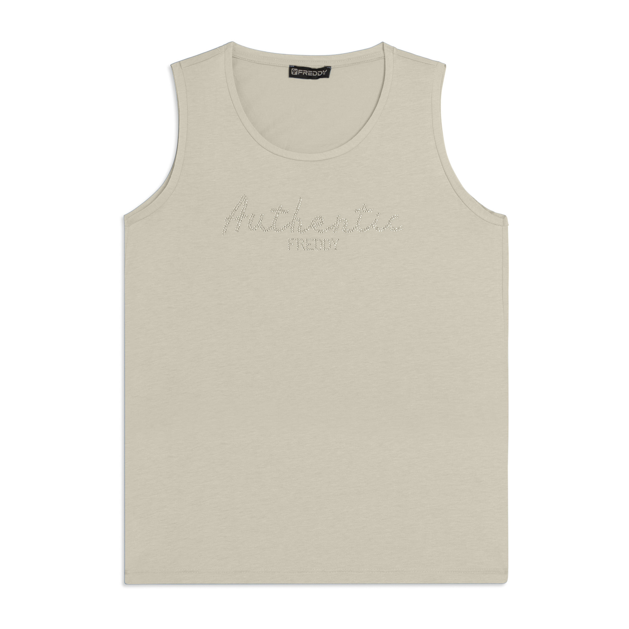 Canotta "Authentic" con logo FREDDY in strass