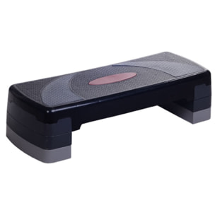 Step fitness aerobic stepper hauteur reglable surface antiderapante 78x29x20 cm