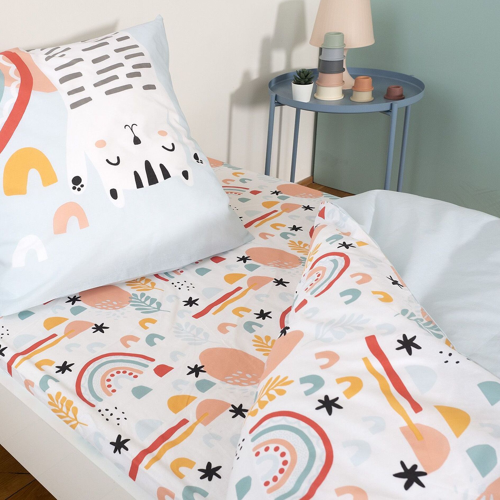 Parure de lit enfant 100% coton - CATCHI