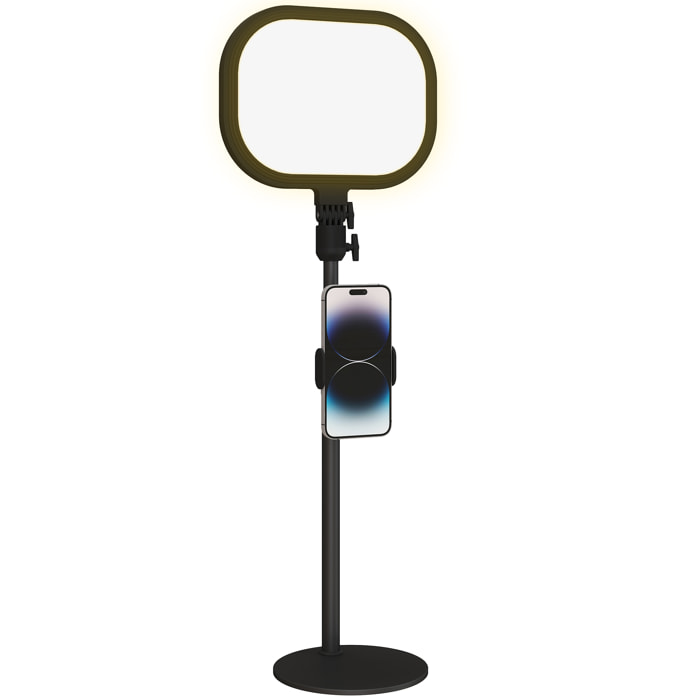 Lampe de bureau LED lampe de table dimmable 5 modes de couleur réglable port USB timer support téléphone noir
