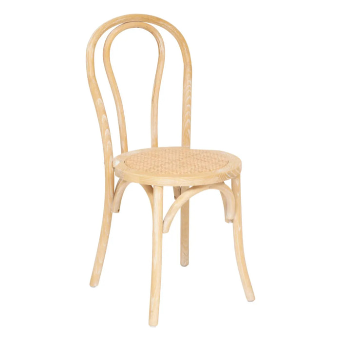 Chaise bistrot "Drevo" orme lin