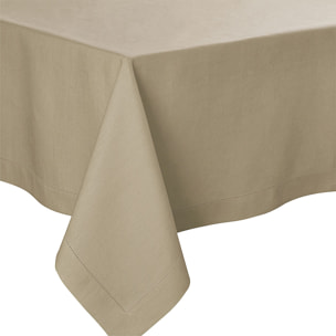 Nappe unie en lin, Made in France, FLORENCE , Beige épeautre