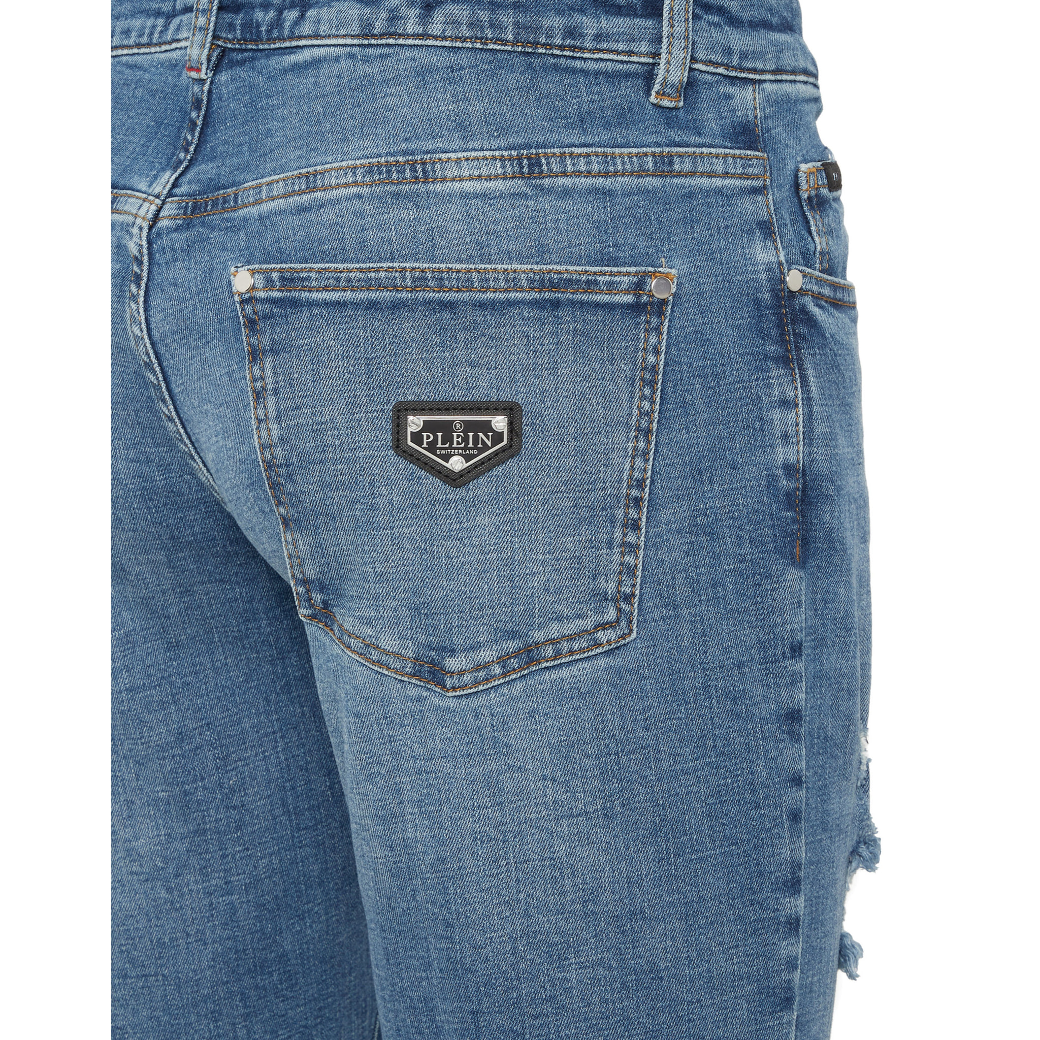 PHILIPP PLEIN Jeans Taglio super dritto