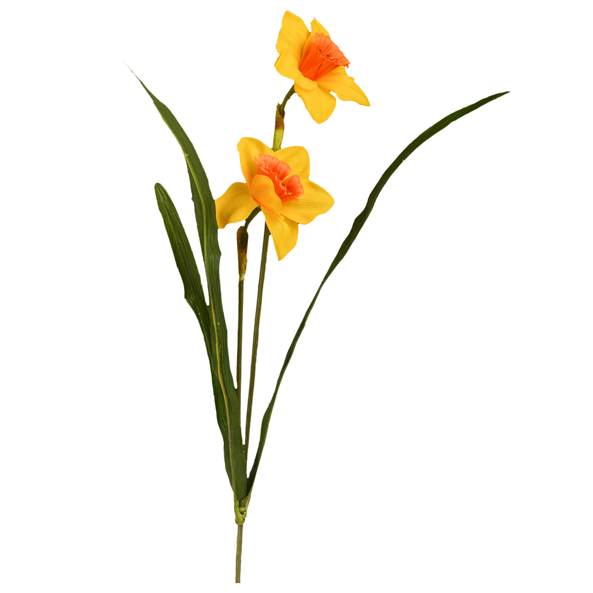 Narciso Con 6 Fiori. Altezza 70 Cm - Pezzi 12 - 18X66X14cm - Colore: Giallo - Bianchi Dino - Fiori Artificiali