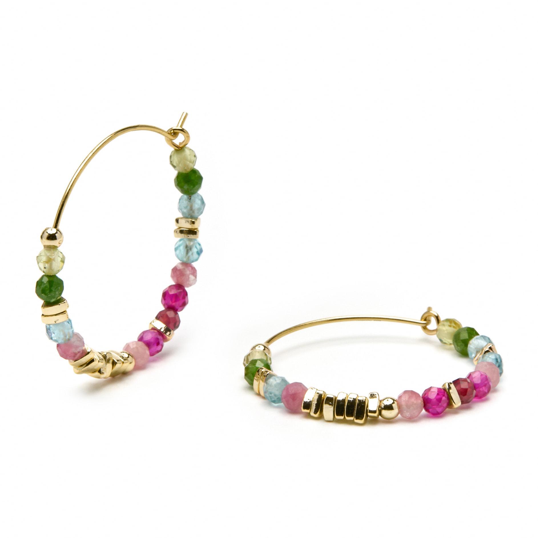 Pendientes Ane acabado oro amarillo 18k
