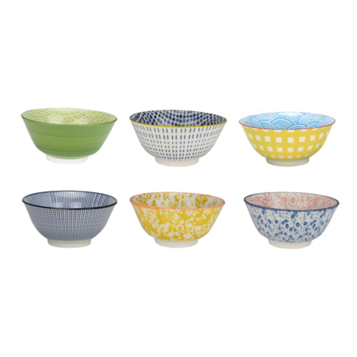 Lot de 6 grands bols design 3, SABAE