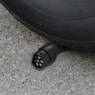 Cable de carga monofásico para vehículos eléctricos de Tipo 2 a Tipo 2. Con 32A y 7KW de potencia.