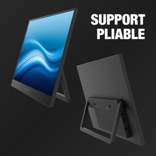 Ecran pc portable LOGICOM Nomad Display FHD 16" IPS Full HD USB-C Surpport intégré pliable