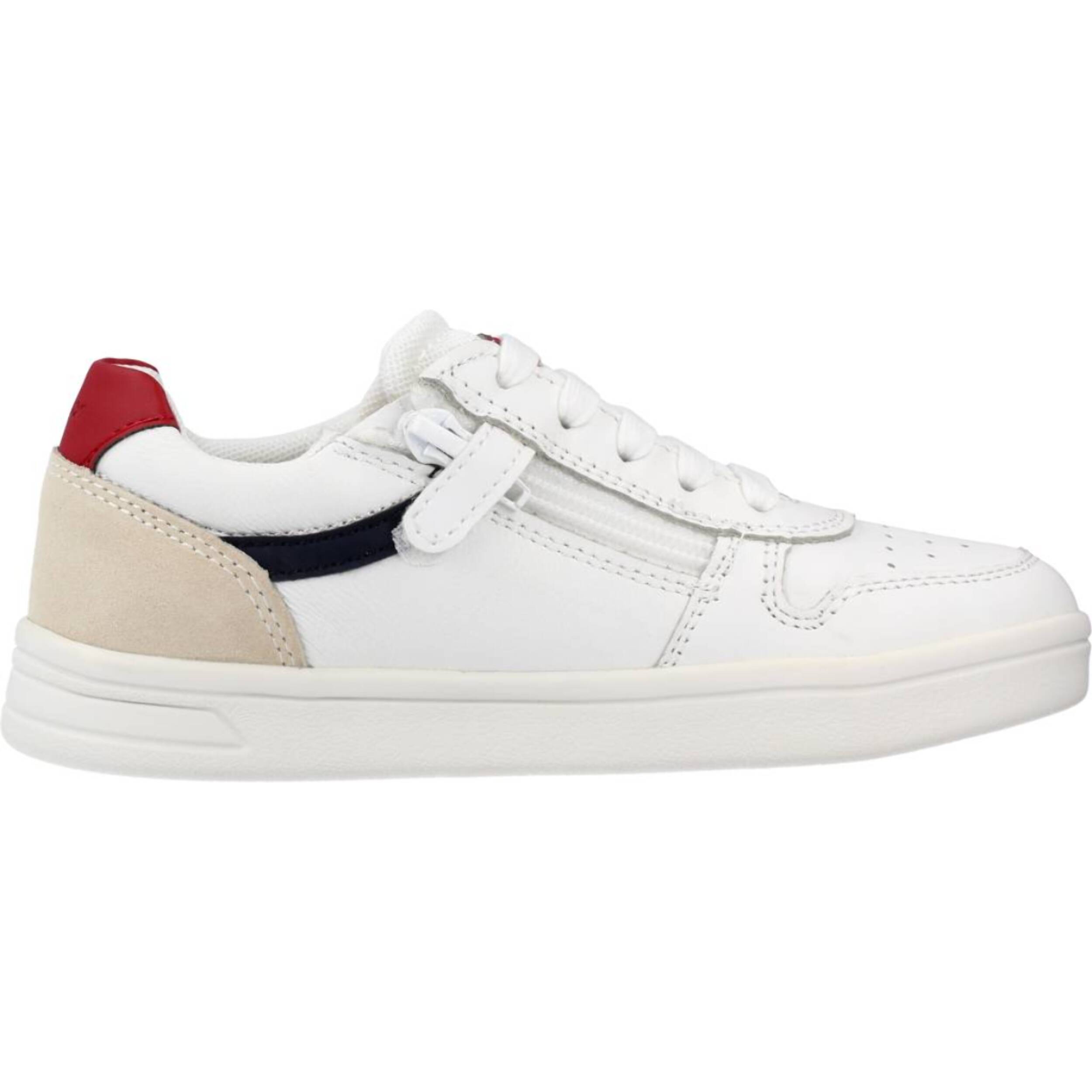 Zapatillas Niño de la marca GEOX  modelo J DJROCK BOY A BLANCO