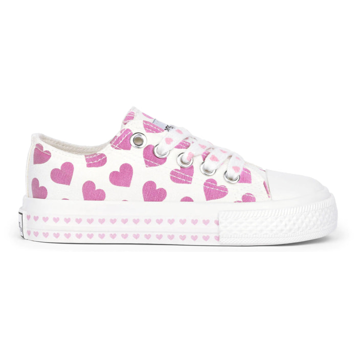 Zapatillas De Niña Solares En Blanco