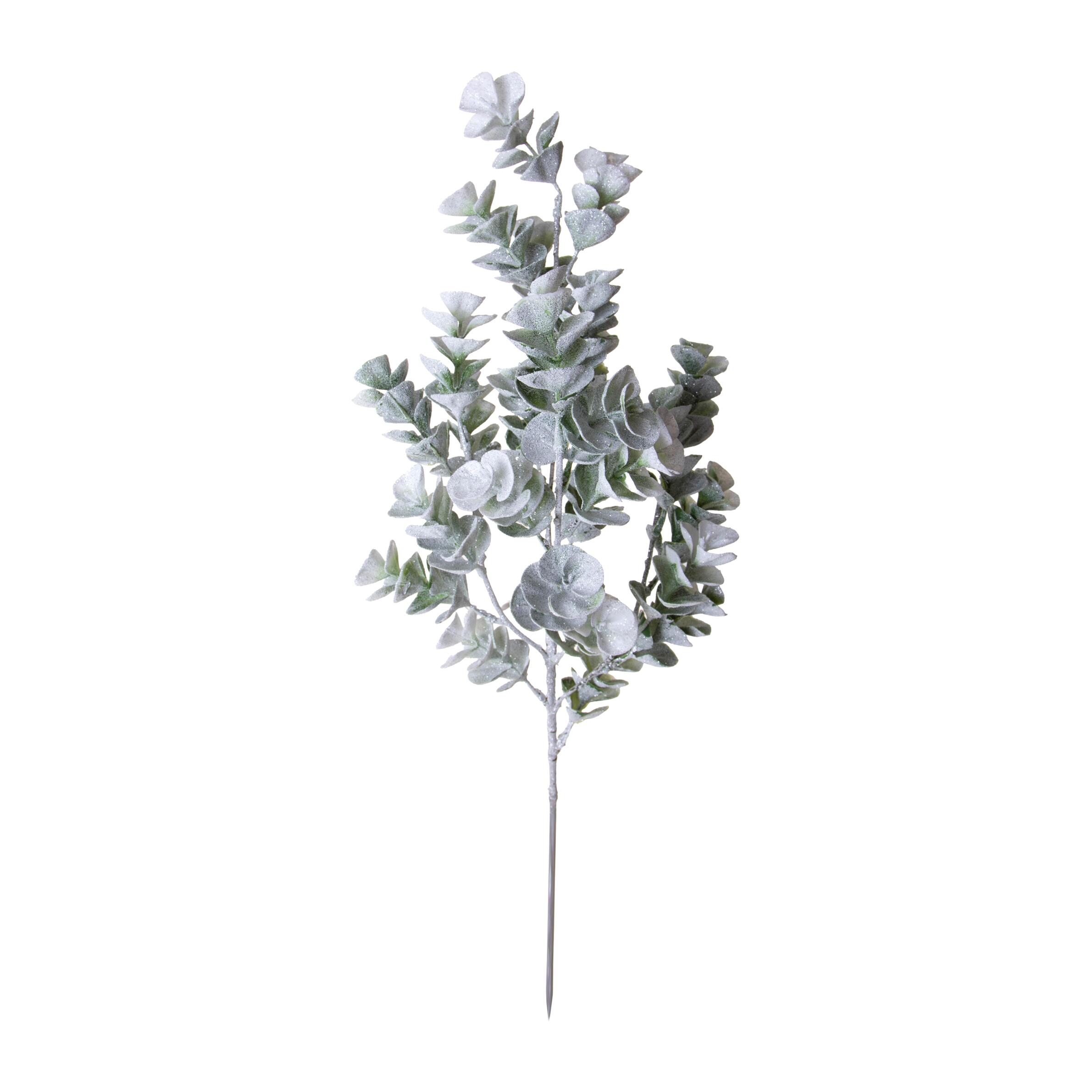 Eucalipto ramo con neve - Pezzi 12 - BIANCO - Bianchi Dino SpA