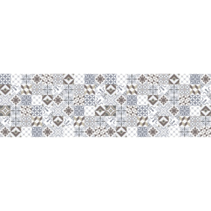 Sticker crédence adhésive - CARRELAGES TOLOMEO - 60x200cm