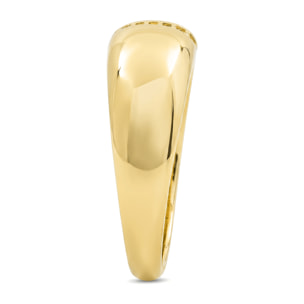 Anillo Dushli acabado oro amarillo 18k