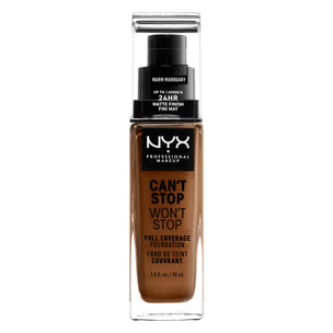 NYX Professional Makeup Can't Stop Won't Stop Fond de teint Warm Mahogany