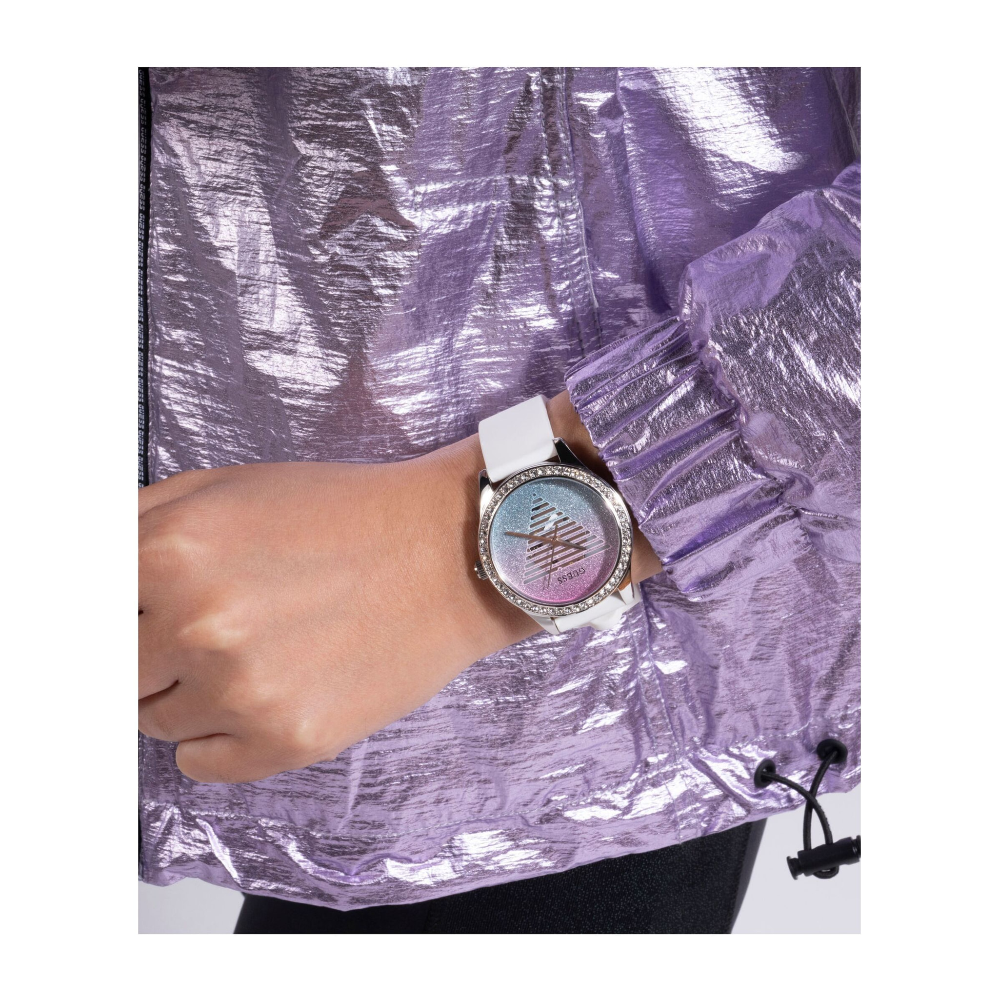 Guess Orologio Analogico Al Quarzo Gt Lady Idol
