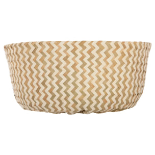 Panier roseau - blanc 37 -5x16 cm