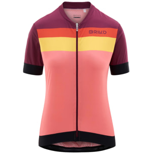 Briko - Maglie gioco, Donna, Rosso - JERSEYKA STRIPE LADY
