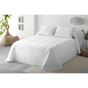 COLCHA SUAVE REVERSIBLE DN NAHIA PLATA