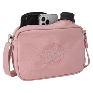 Bolso Bandolera Mujer Sint/Pu Lois Pyramid Rosa