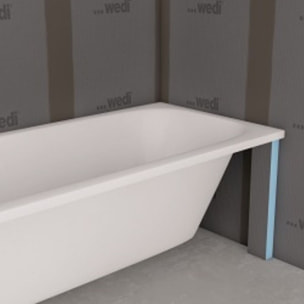 Tablier de baignoire à carreler WEDI 180 x 60 cm en mousse rigide 100% étanche