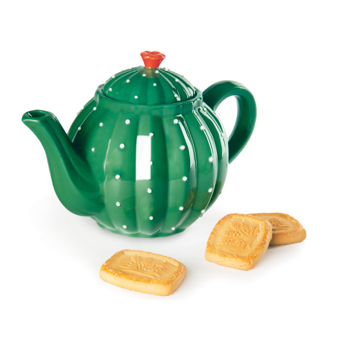Théière 650 ml Excelsa – Cactus, Céramique Verte