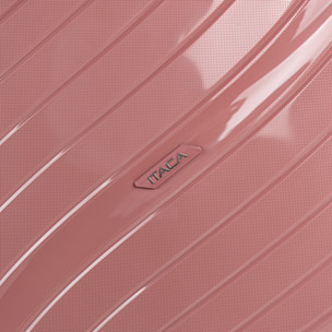 Juego De Maletas Rígidas Pp Itaca Danubio Rosa