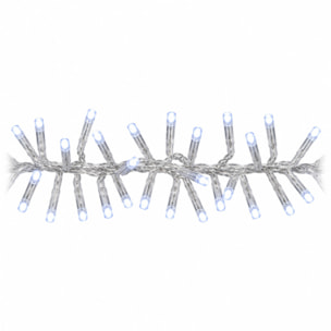 Guirnalda con 80 Luces LED Blanco con cable transparente