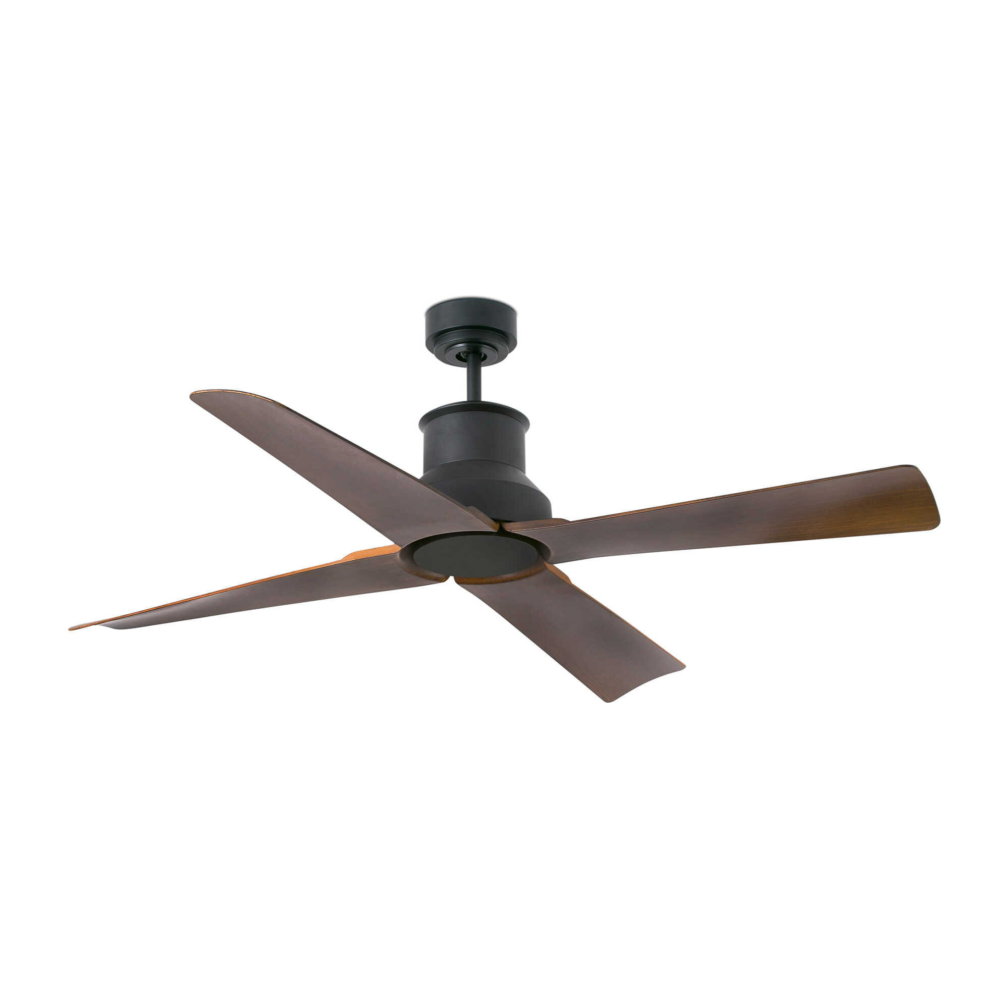 WINCHE M Ventilatore a soffitto nero/marrone