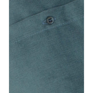 CAMISA CUELLO MAO MICROPANA AZUL