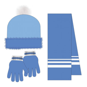 Conjunto gorro, guantes y tubo de cuello infantil "Frozen"