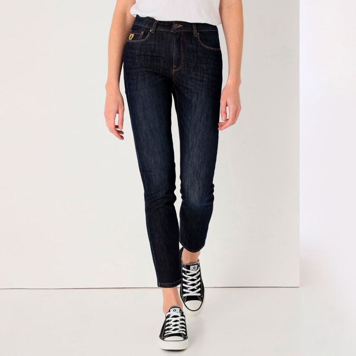 Jeans Pushy - Elssa - skinny fit - algodón - azul denim
