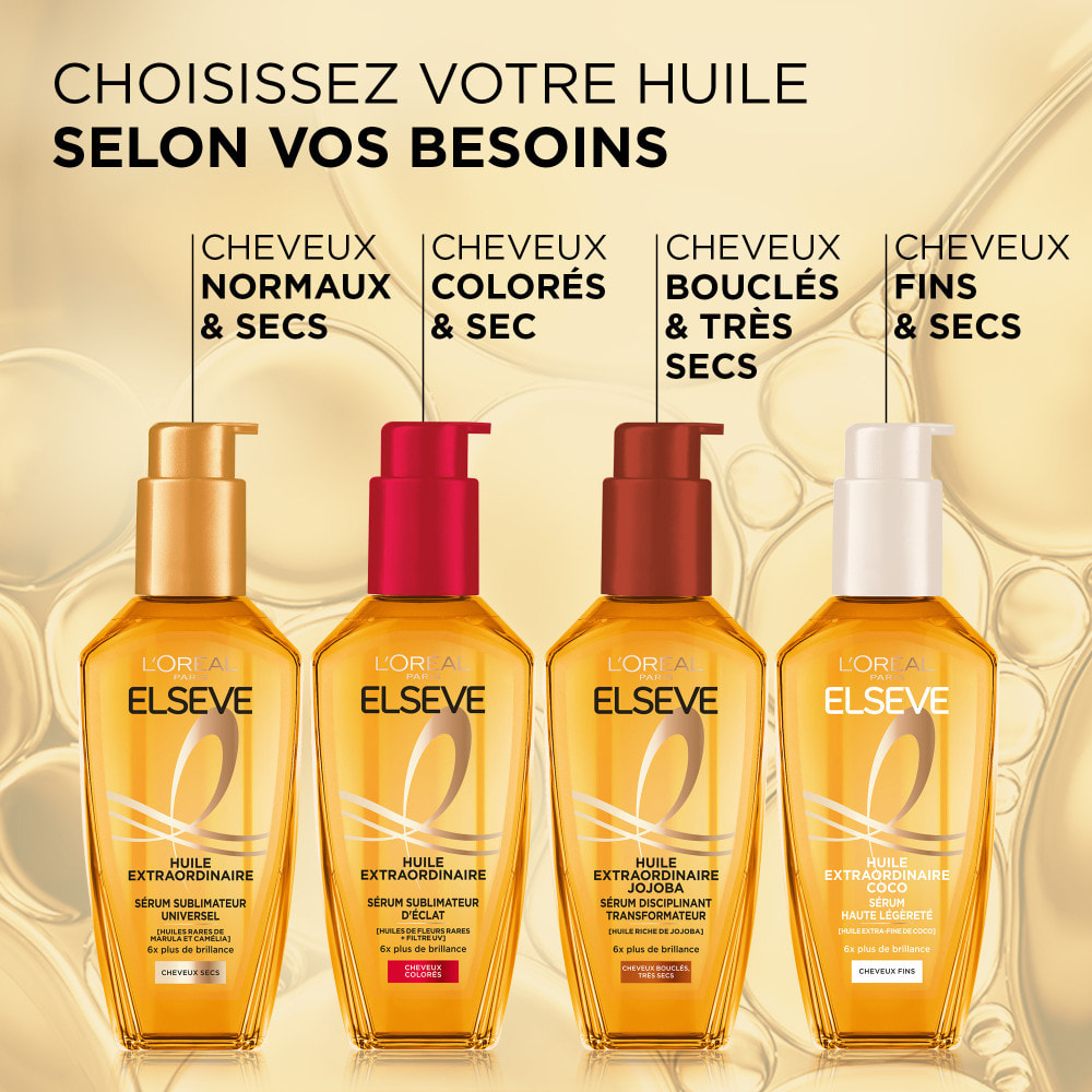 L'Oréal Paris Elseve Huile Extraordinaire Sublimateur Couleur 100ml