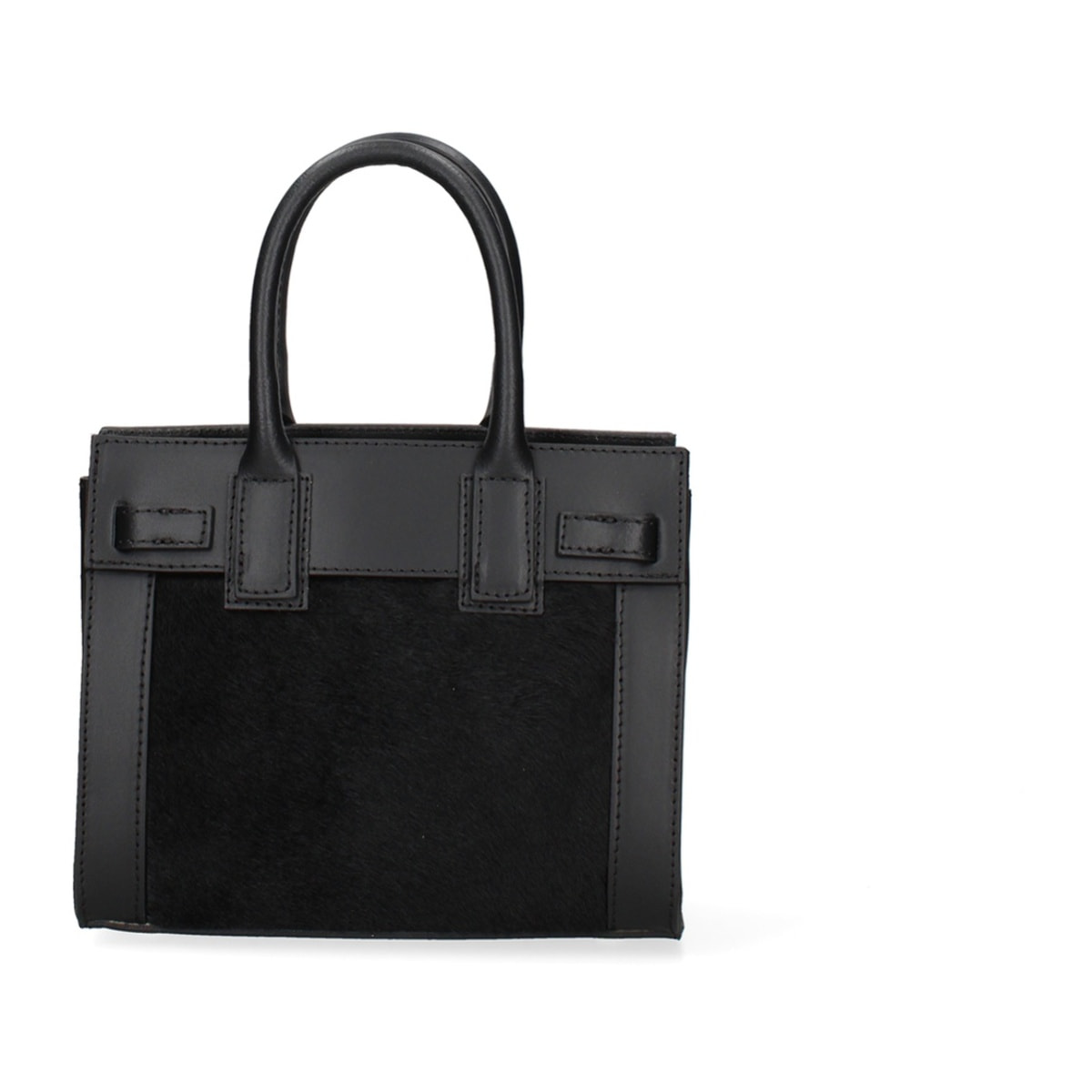 Borsa a mano da donna Made in Italy - Modello Oriana Plus - Vera pelle - 8.5 x 11.5 x 4.0 cm