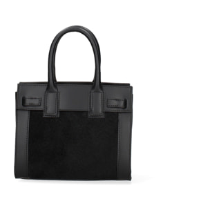 Borsa a mano da donna Made in Italy - Modello Oriana Plus - Vera pelle - 8.5 x 11.5 x 4.0 cm