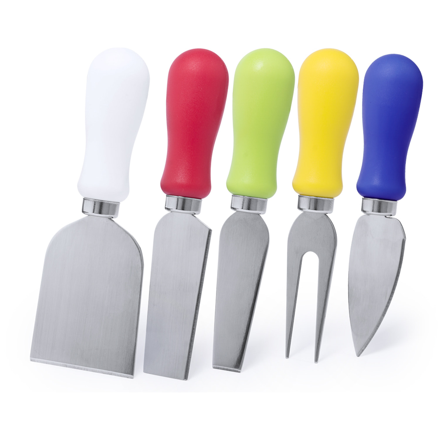 Roldic, set per formaggi di 6 pezzi. Con coltello in acciaio inossidabile e manico ergonomico.