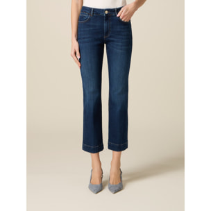 Oltre - Jeans cropped - Blu