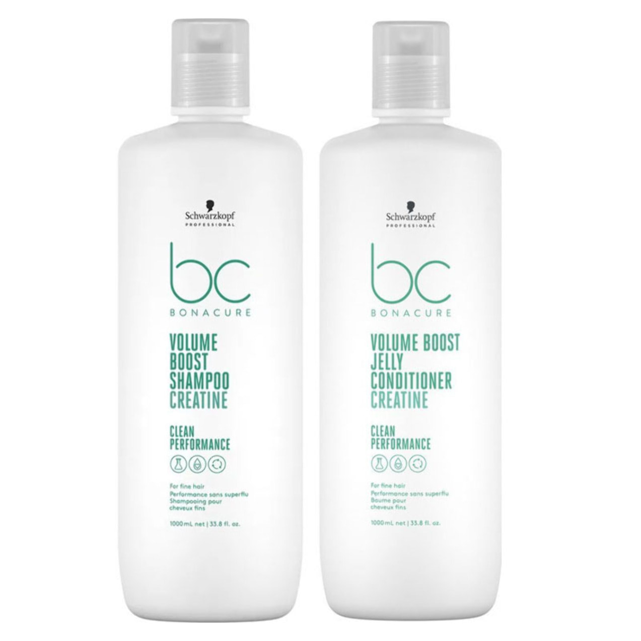 SCHWARZKOPF Kit BC Bonacure Volume Boost Shampoo 1000ml + Conditioner 1000ml