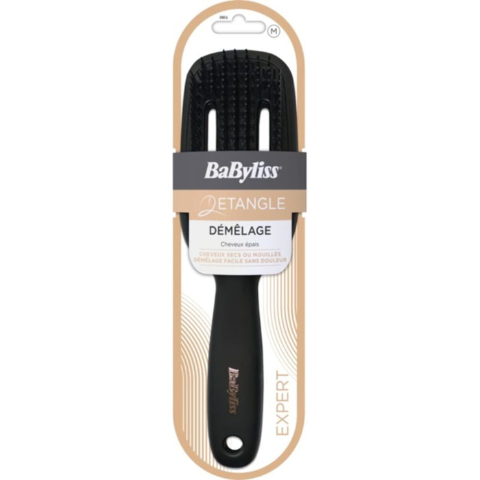 Brosse à cheveux BABYLISS DETANGLE CHEVEUX EPAIS BOUCLES