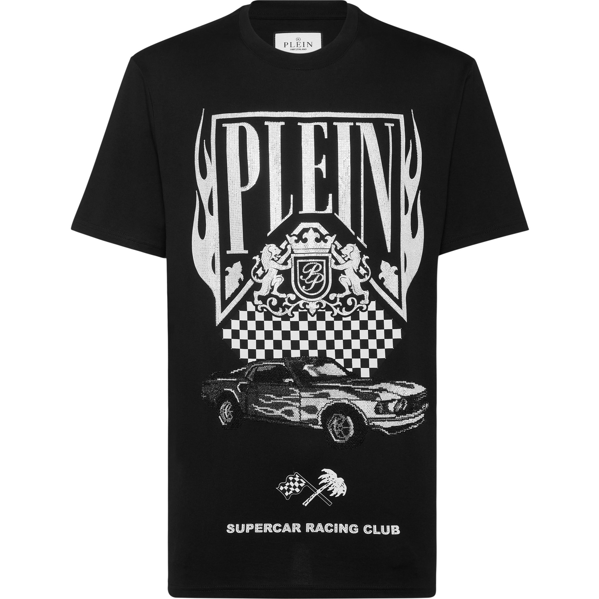 PHILIPP PLEIN T-Shirt Round Neck RACING