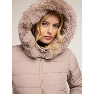 Motivi - Plumífero corto con capucha - Beige