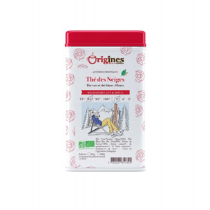 Thé Vert et Blanc Bio Thé des neiges - Chine - Boîte Métal 80g