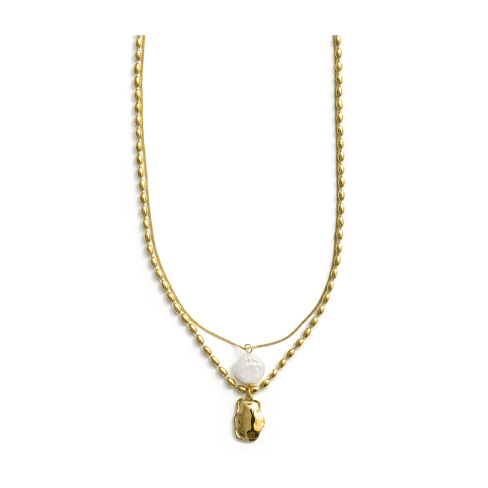 Collar Dehan acabado oro amarillo 18k