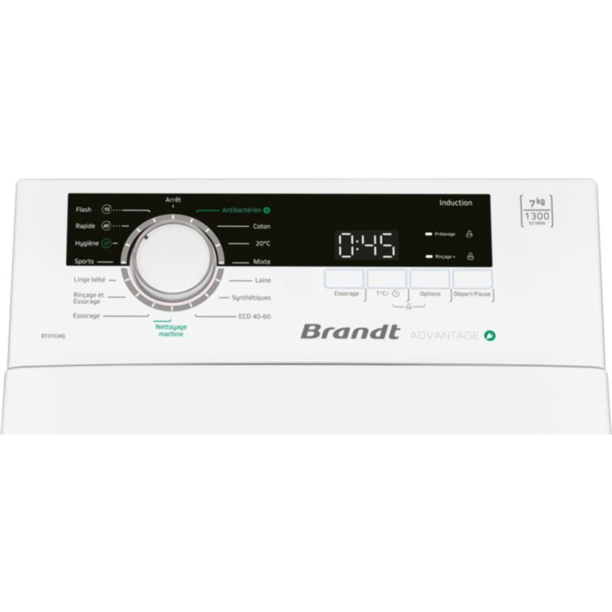 Lave linge top BRANDT BT37038Q