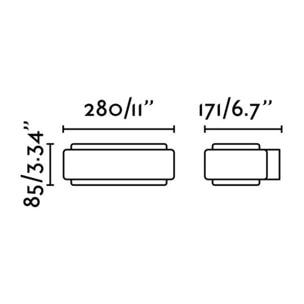 STICKER Aplique gris oscuro