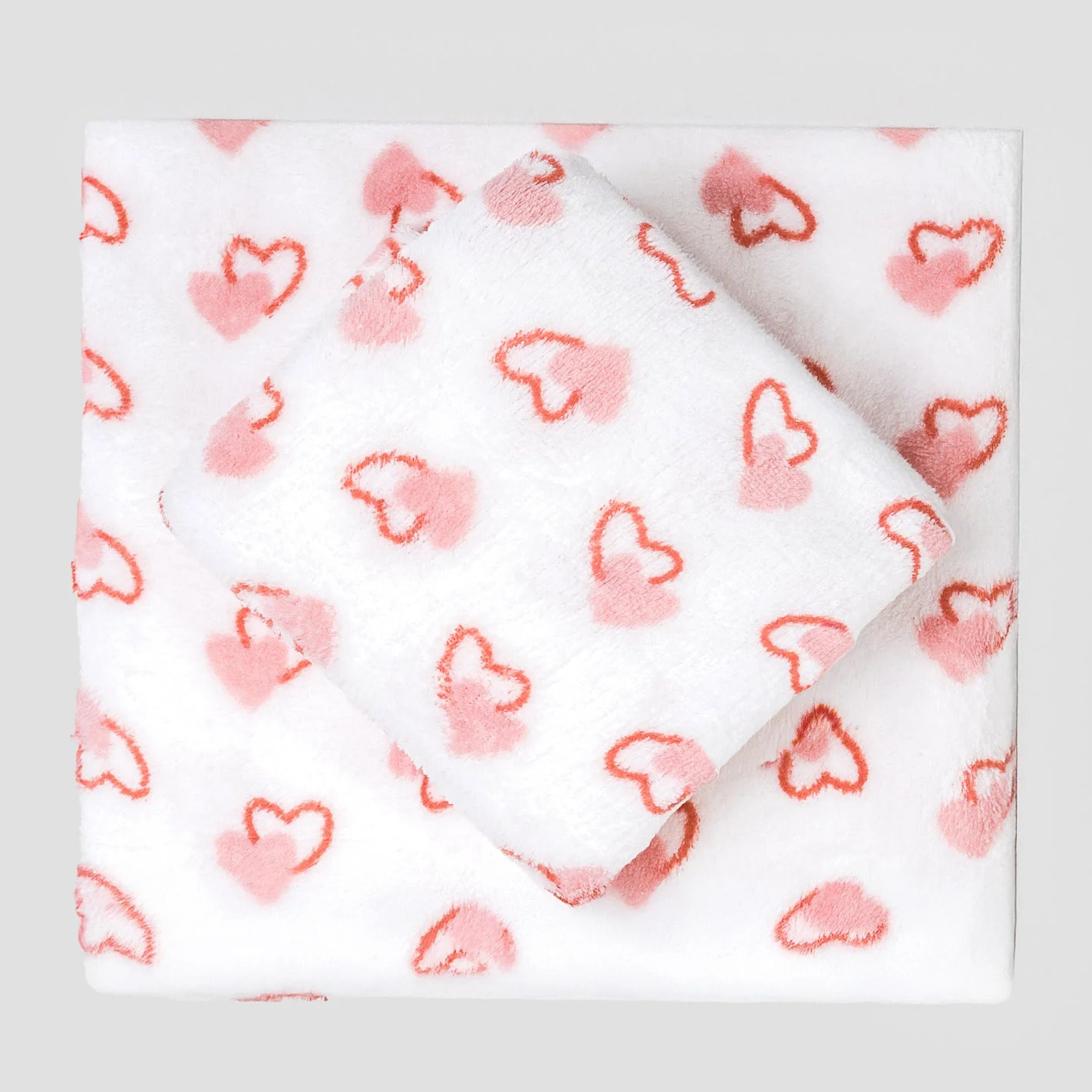 Juego de sábanas coralina Estelle rosa cuna