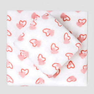 Juego de sábanas coralina Estelle rosa cuna