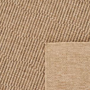 Tapis jute à poils ras indoor outdoor