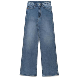 Kappa - Pantalones Mujer Azul - Flake